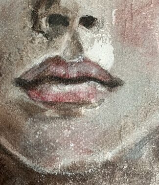 Peinture - ARIANE - détail visage