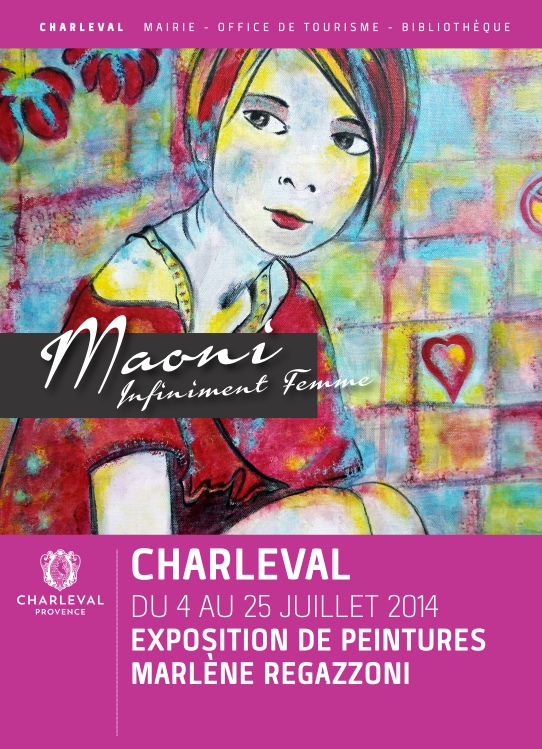 AFFICHE MAONI infiniment femme CHARLEVAL