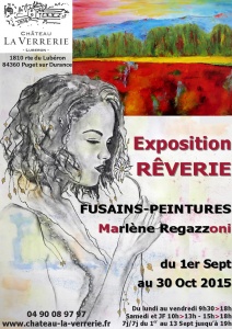 Affiche Chateau de la verrerie sept-oct 2015