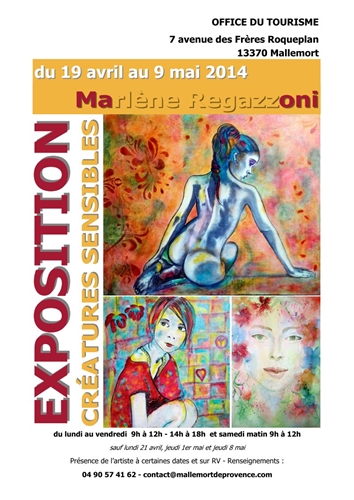 Affiche Expo Maoni Mallemort Avril-Mai 2014_01 (2)