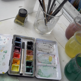 ENCRES et AQUARELLES