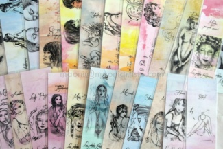 Marque-page artistique illustration d'art