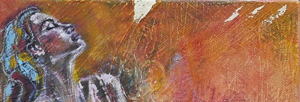 petite peinture femme solaire