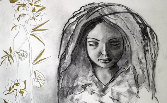 PORTRAIT FEMME EN MEDITATION