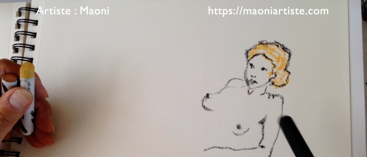 DEMO : DESSIN NU PASTELS ET CRAIES GRASSES