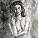 PORTRAIT FEMME NUE AUDACIEUSE