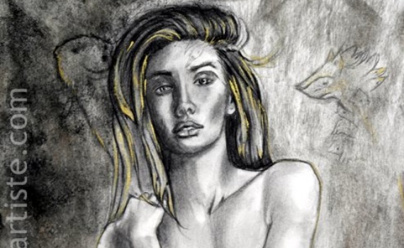 PORTRAIT FEMME NUE AUDACIEUSE