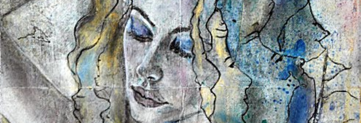 PORTRAIT ROMANTIQUE ET SENSUEL AU FUSAIN