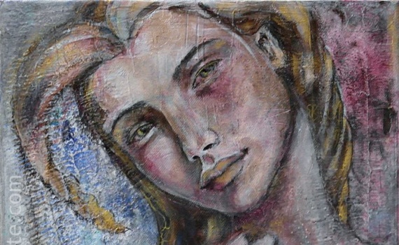 peinture femme divine