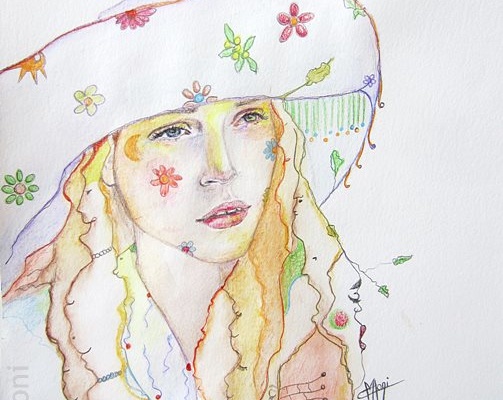 portrait FILLE DE PACOTILLE