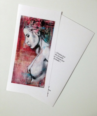 carte double artistique format DL