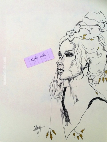 NENETTE AU STYLO BILLE